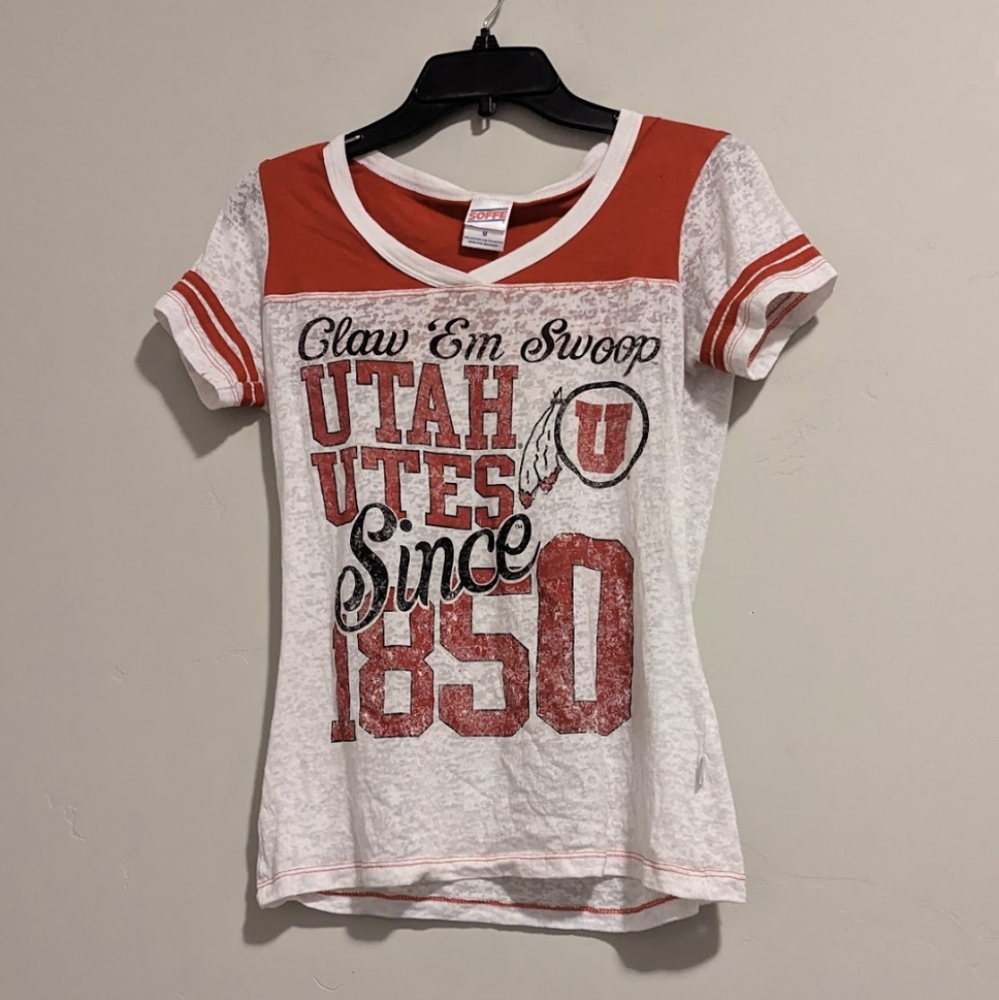 Utah Utes Football Tee Medium